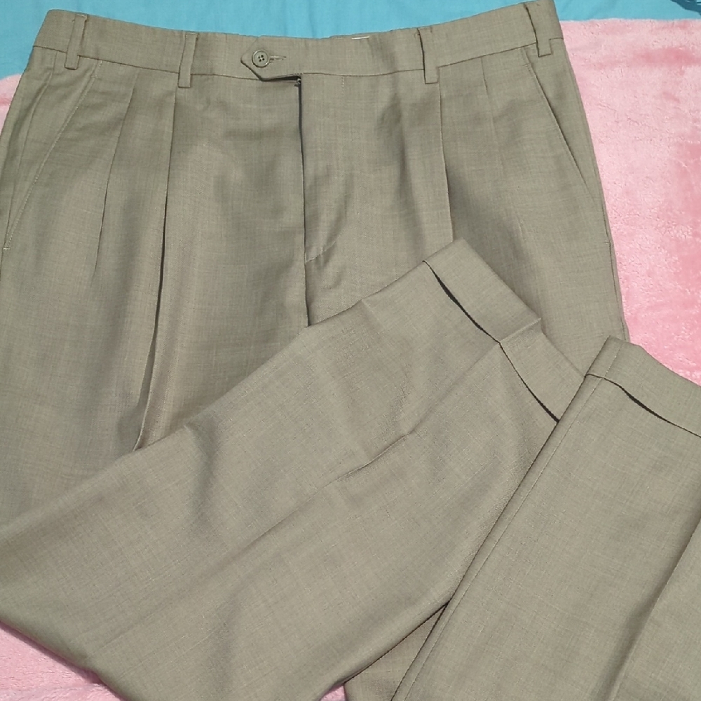 Santorelli Luxury Serge Tan Trousers